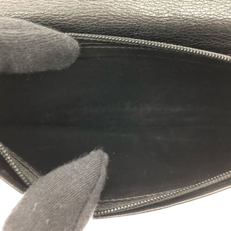  dunhill ダンヒル メンズ長財布 小銭入れ有 カーボンファイバー調 レザー  ブラック