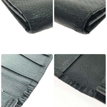  dunhill ダンヒル メンズ長財布 小銭入れ有 カーボンファイバー調 レザー  ブラック