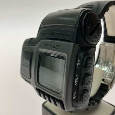  CASIO カシオ メンズ腕時計 GPS ナビゲーション デジタルウォッチ PRO TREK 稼働品 PRT-1 ブラック