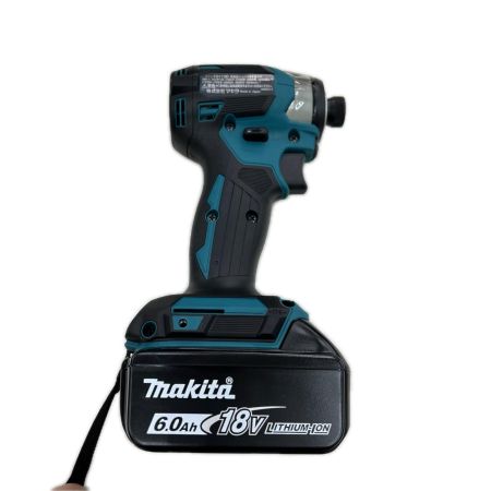 MAKITA マキタ インパクトドライバ コードレス式 18v 充電器・充電池2個・ケース付 TD173DRGX ブルー