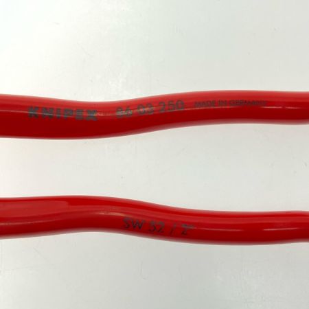  KNIPEX クニペックス ハンドツール プライヤーレンチ 250mm/180mm 2本セット 86 03 250/86 03 180 8603250 レッド