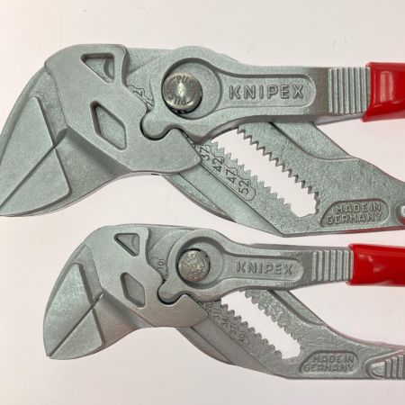  KNIPEX クニペックス ハンドツール プライヤーレンチ 250mm/180mm 2本セット 86 03 250/86 03 180 8603250 レッド