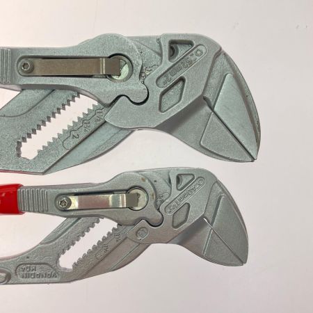 KNIPEX クニペックス ハンドツール プライヤーレンチ 250mm/180mm 2本セット 86 03 250/86 03 180 8603250 レッド