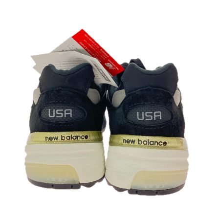  NEW BALANCE ニュー・バランス レディース スニーカー MADE IN U.S.A. width:D スエード 24cm タグ付 M992BL ブラック