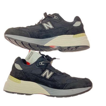  NEW BALANCE ニュー・バランス レディース スニーカー MADE IN U.S.A. width:D スエード 24cm タグ付 M992BL ブラック