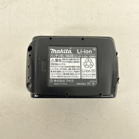  MAKITA マキタ バッテリー PSEマーク有 BL1860B ブラック