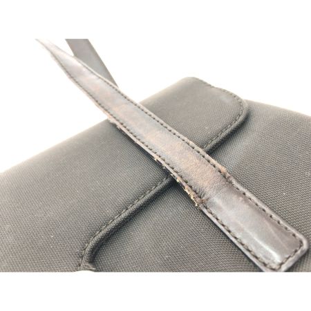  Ferragamo サルヴァトーレフェラガモ  レディース ショルダーバッグ キャンバス×レザー フラップ ブラウン