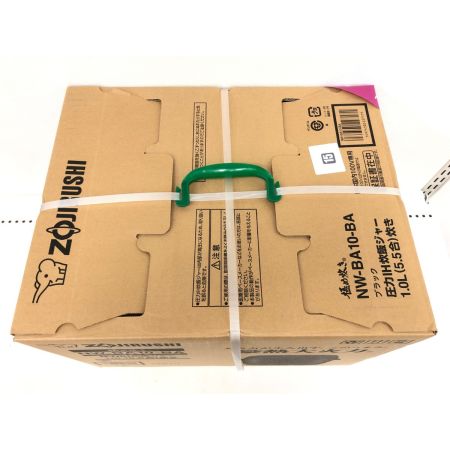  ZOJIRUSHI CORPORATION 象印 圧力IH炊飯ジャー 極め炊き 1.0L 5.5合炊き  NW-BA10 ブラック