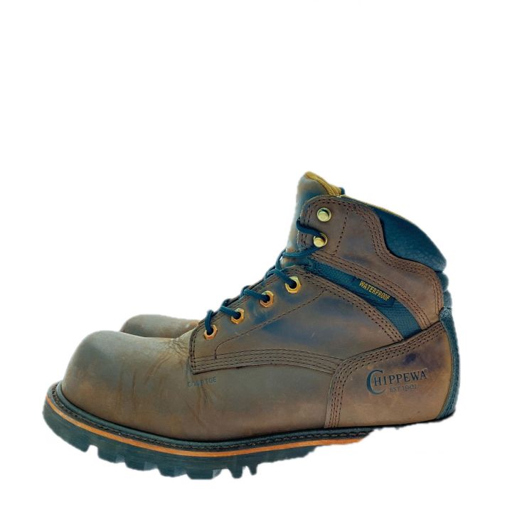 CHIPPEWA メンズ ワークブーツ プレミアム ウォータープルーフ ロガー