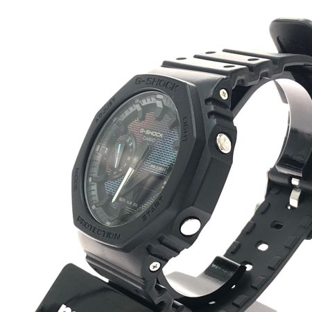  CASIO カシオ メンズ腕時計 クオーツ デジアナウォッチ G-SHOCK Rainbow Brick Wall series GA-2100RW