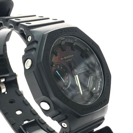  CASIO カシオ メンズ腕時計 クオーツ デジアナウォッチ G-SHOCK Rainbow Brick Wall series GA-2100RW