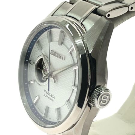  SEIKO セイコー メンズ腕時計 自動巻き シャープエッジシリーズ プレサージュ 裏スケルトン 6R38-00A0