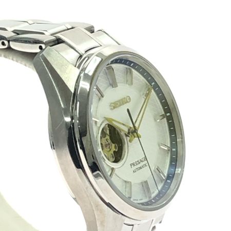  SEIKO セイコー メンズ腕時計 自動巻き シャープエッジシリーズ プレサージュ 裏スケルトン 6R38-00A0