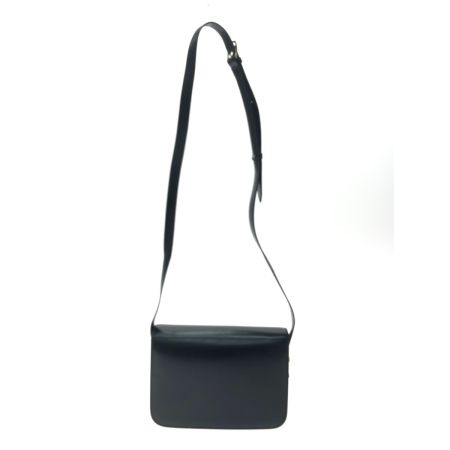  CELINE セリーヌ レディース ショルダーバッグ ヴィンテージ 馬車金具 シルバー金具 オールド ブラック