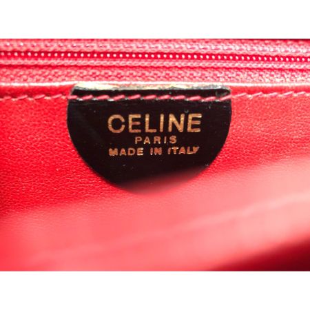  CELINE セリーヌ レディース ショルダーバッグ ヴィンテージ 馬車金具 シルバー金具 オールド ブラック