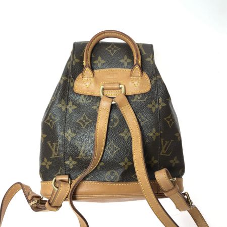  LOUIS VUITTON ルイヴィトン レディース リュックサック モノグラム ミニモンスリ M51137 ブラウン