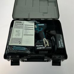 ▼▼ MAKITA マキタ インパクトドライバ コードレス式 18v 充電器・充電池2個・ケース付 TD173DRGX ブルー Sランク
