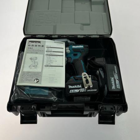  MAKITA マキタ インパクトドライバ コードレス式 18v 充電器・充電池2個・ケース付 TD173DRGX ブルー