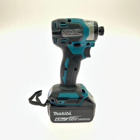  MAKITA マキタ インパクトドライバ コードレス式 18v 充電器・充電池2個・ケース付 TD173DRGX ブルー
