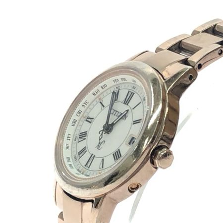  CITIZEN シチズン レディース腕時計 電波ソーラー XC ハッピーフライト チタン H240-T022740