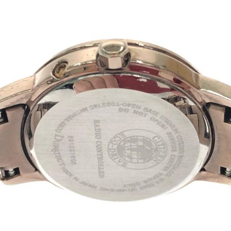  CITIZEN シチズン レディース腕時計 電波ソーラー XC ハッピーフライト チタン H240-T022740