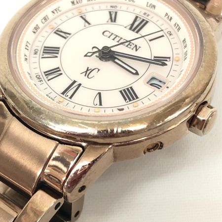  CITIZEN シチズン レディース腕時計 電波ソーラー XC ハッピーフライト チタン H240-T022740