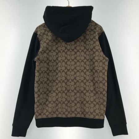  COACH コーチ ジップアップパーカー ロゴ入り フード付き SIZE S C7817