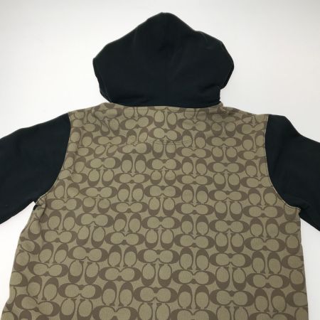  COACH コーチ ジップアップパーカー ロゴ入り フード付き SIZE S C7817