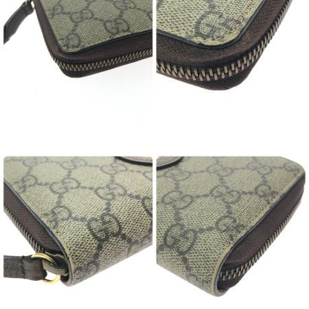  GUCCI グッチ レディース長財布 ラウンドファスナー GGスプリーム タイガー  473953 ベージュ