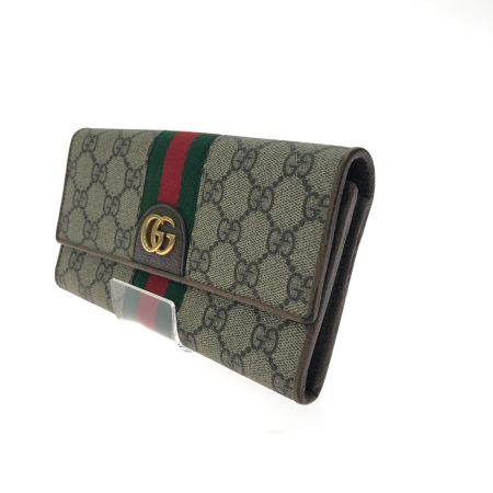  GUCCI グッチ レディース 長財布 GGスプリーム シェリーライン ディズニーコラボ 3匹の子豚 357803 ベージュ