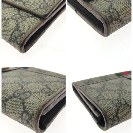  GUCCI グッチ レディース 長財布 GGスプリーム シェリーライン ディズニーコラボ 3匹の子豚 357803 ベージュ