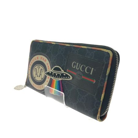  GUCCI グッチ レディース長財布 GGスプリーム ナイトクーリエ ラウンドファスナー ジップアラウンドウォレット 496342 マルチカラー