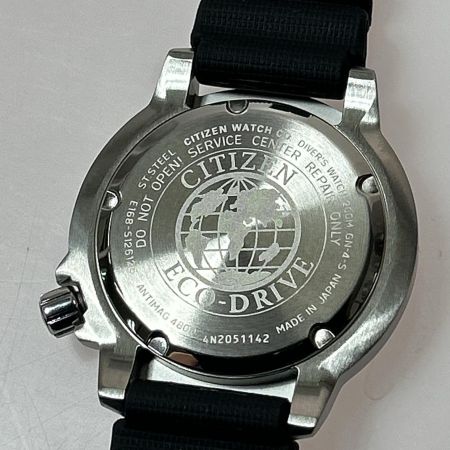  CITIZEN シチズン ソーラー プロマスター エコドライブ メンズ腕時計 E168-S126126