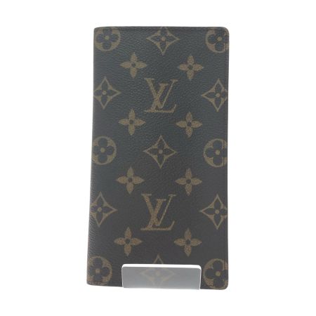  LOUIS VUITTON ルイヴィトン メンズ 長札入れ モノグラム ポルト カルト クレディ M60825 ブラウン