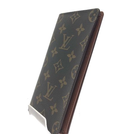  LOUIS VUITTON ルイヴィトン メンズ 長札入れ モノグラム ポルト カルト クレディ M60825 ブラウン