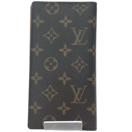  LOUIS VUITTON ルイヴィトン メンズ 長札入れ モノグラム ポルト カルト クレディ M60825 ブラウン
