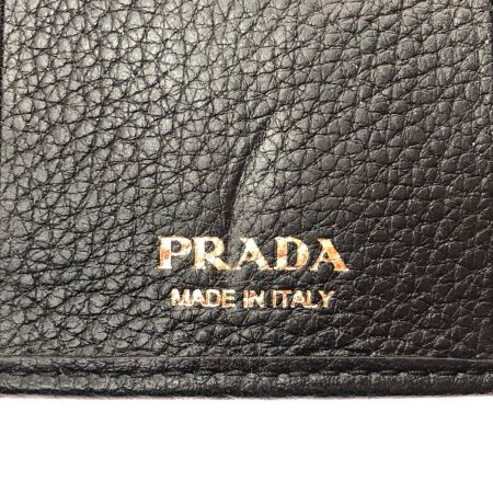  PRADA プラダ ユニセックス 6連キーケース 1カ所欠品 レザー ブラック
