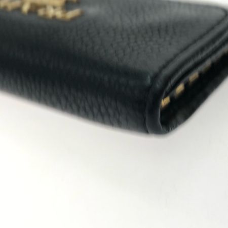  PRADA プラダ ユニセックス 6連キーケース 1カ所欠品 レザー ブラック