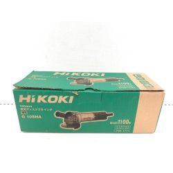 ▼▼ HiKOKI ハイコーキ 電動工具 コード式 100V 100mm 電気ディスクグラインダ 細径 G10SHA ブラック Aランク