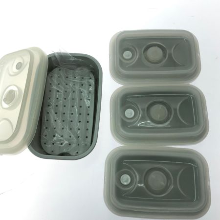  アサヒ軽金属 保存容器 電子レンジ対応 真空エコ・ボックス フードコンテナ 3個セット