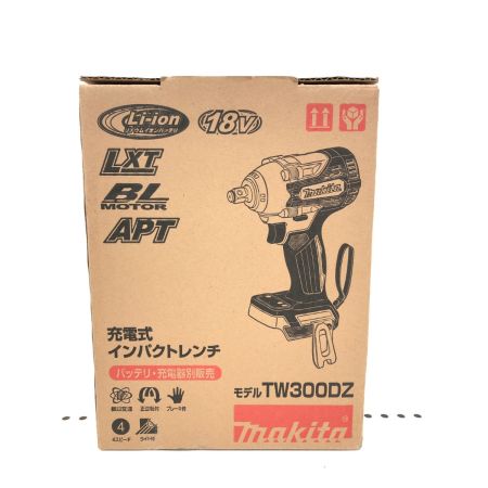 MAKITA マキタ 電動工具 コードレス式 18V 充電式インパクトレンチ 本体のみ TW300DZ ブルー