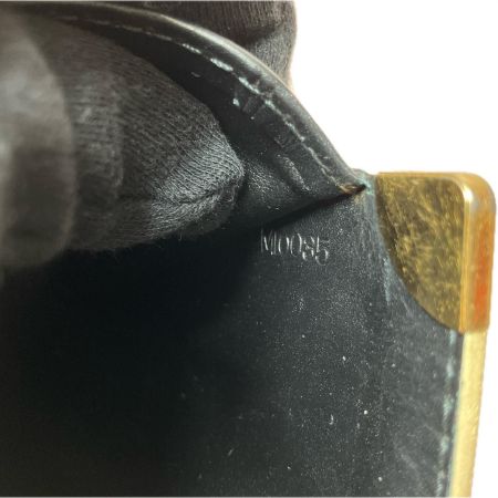  LOUIS VUITTON ルイヴィトン レディース 二つ折り財布 コンパクトジップ スハリ M91828 ブラック