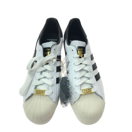  adidas アディダス アベイシングエイプ コラボスニーカー スーパースター 26cm タグ付 GZ8980 ホワイト