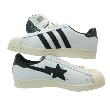  adidas アディダス アベイシングエイプ コラボスニーカー スーパースター 26cm タグ付 GZ8980 ホワイト