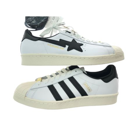  adidas アディダス アベイシングエイプ コラボスニーカー スーパースター 26cm タグ付 GZ8980 ホワイト