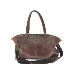 ▼▼ aniary アニアリ ユニセックス 2WAY ショルダートート オールレザー ワイド ブラウン Bランク