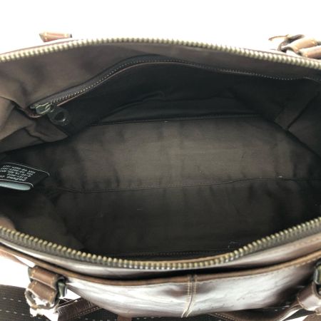  aniary アニアリ ユニセックス 2WAY ショルダートート オールレザー ワイド ブラウン