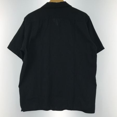  DESCENDANT オープンカラー 半袖 SIZE 3 ブラック ブラック