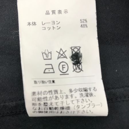  DESCENDANT オープンカラー 半袖 SIZE 3 ブラック ブラック