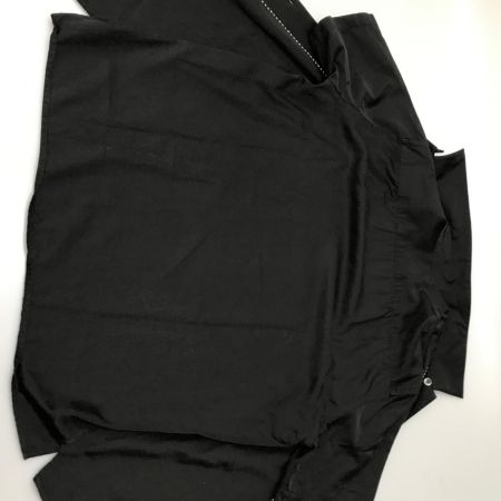  DESCENDANT オープンカラー 半袖 SIZE 3 ブラック ブラック